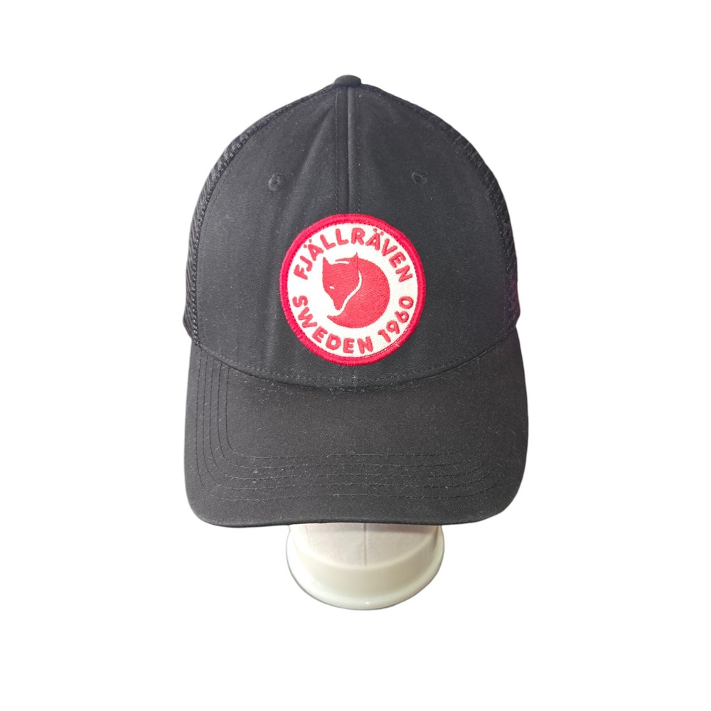 Fjallraven 1960 Logo Langtradarkeps Trucker Hat Black L/XL 78138 G-1000 Cap - Picture 2 of 13